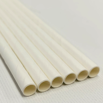 White Paper Straw 8 X 200 Mm (Case)