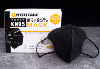BLACK KN95 Face Mask 10 Boxes